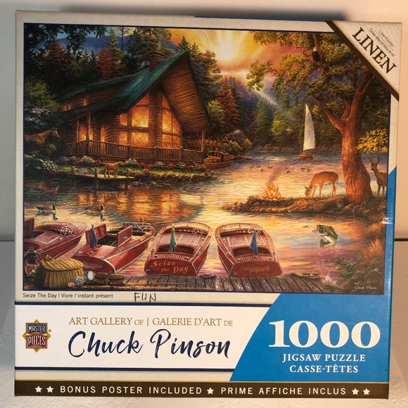 Seize the Day COMP 1000 pc Puzzle Chuck pinson - Picture 1 of 6